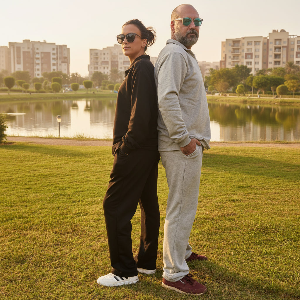 Tito's Quarter Zip, straight leg Set