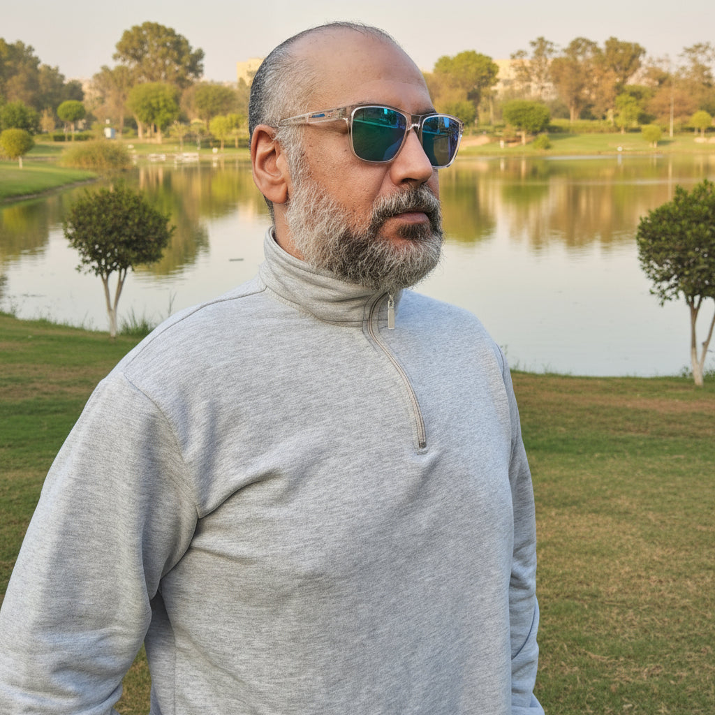 Tito's Quarter Zip, straight leg Set