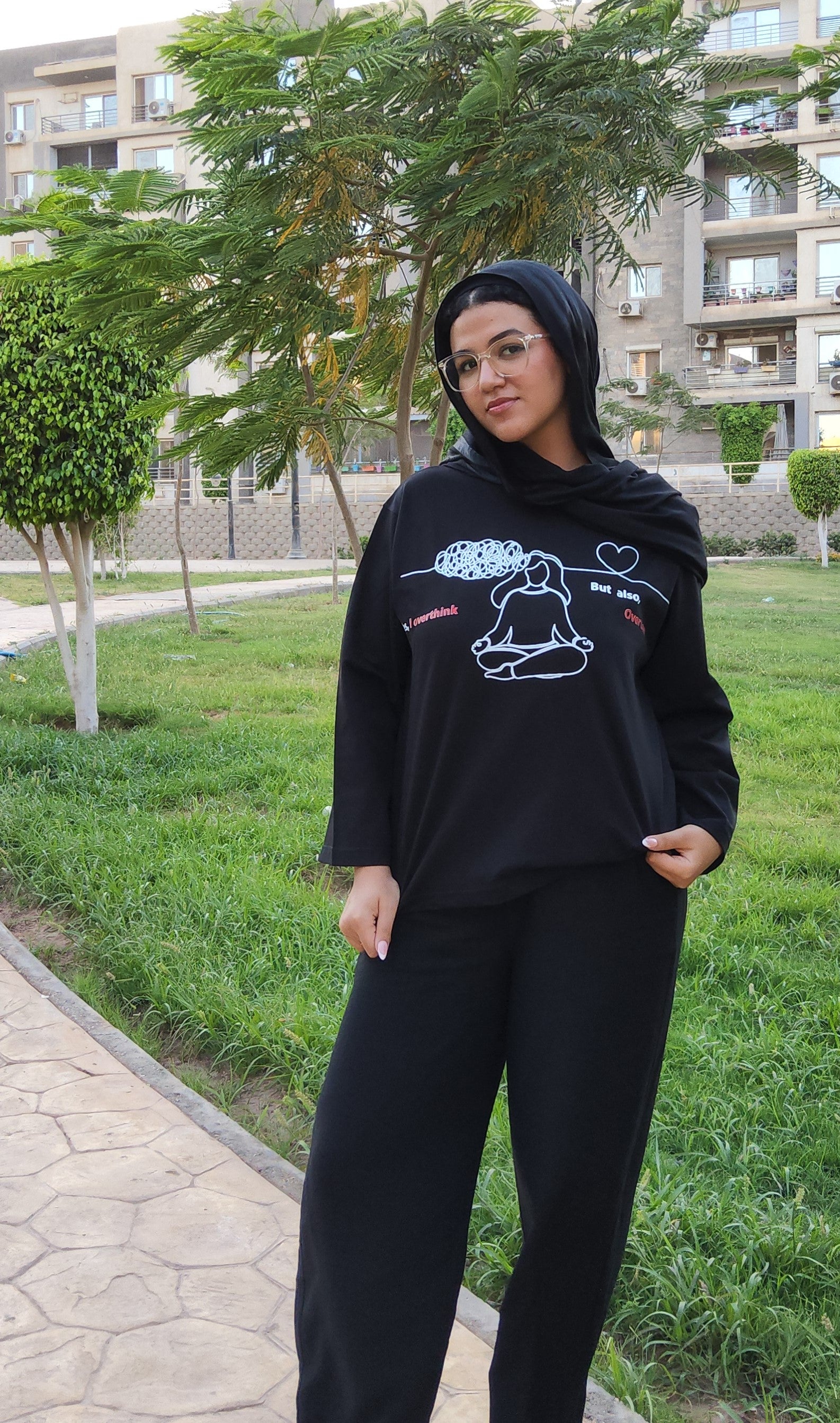 Over Thinking Printed T-shirt