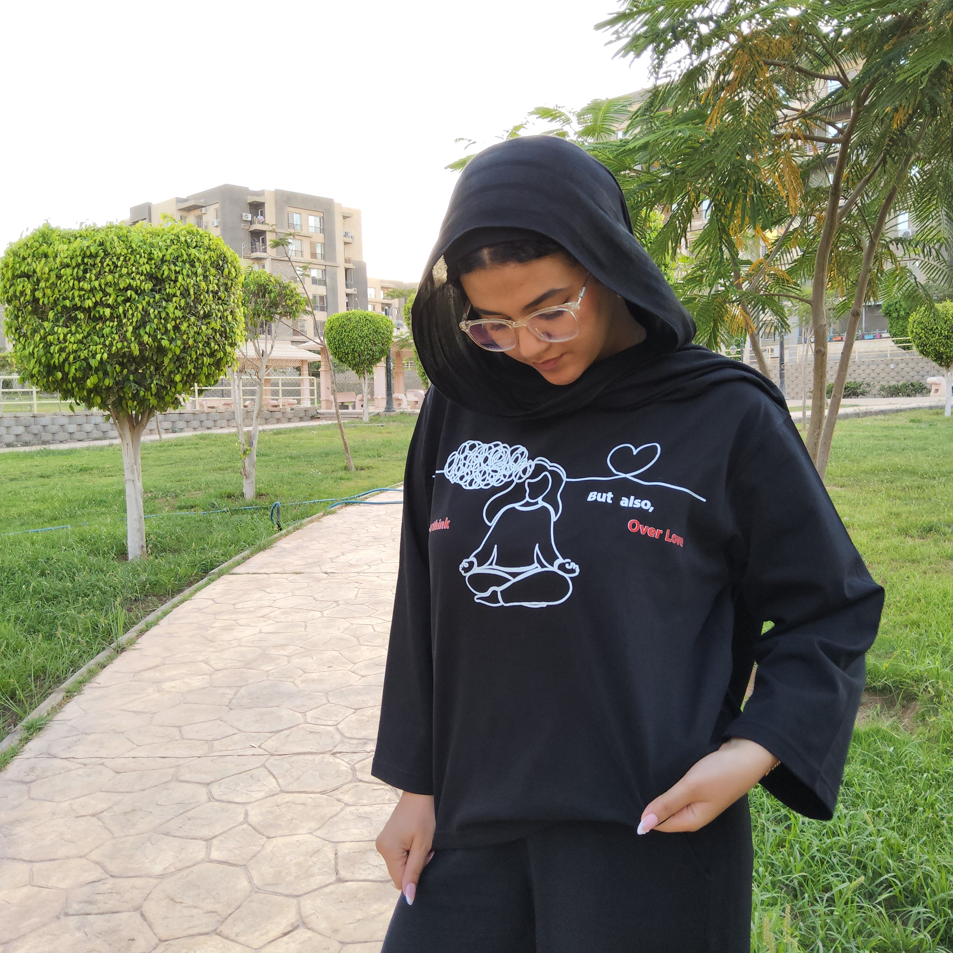 Over Thinking Printed T-shirt