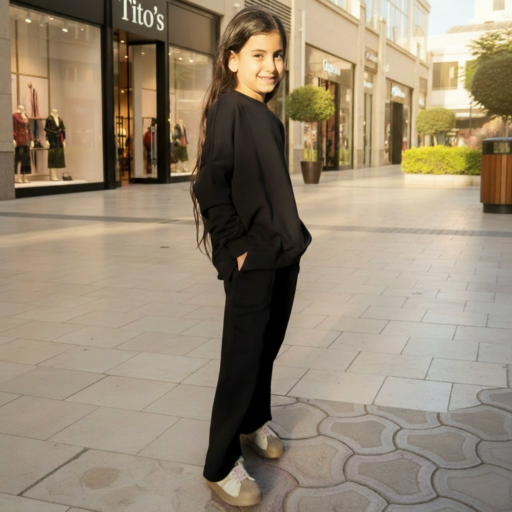 Person standing outdoors on a open air mall