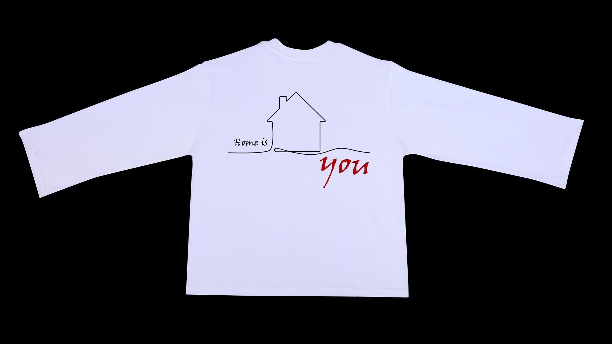 Home is you Printed T-shirt