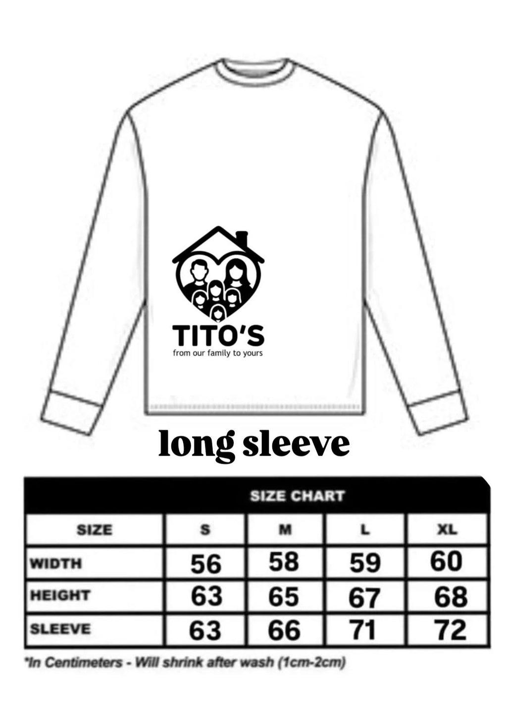 Box-fit, long sleeve T-shirt