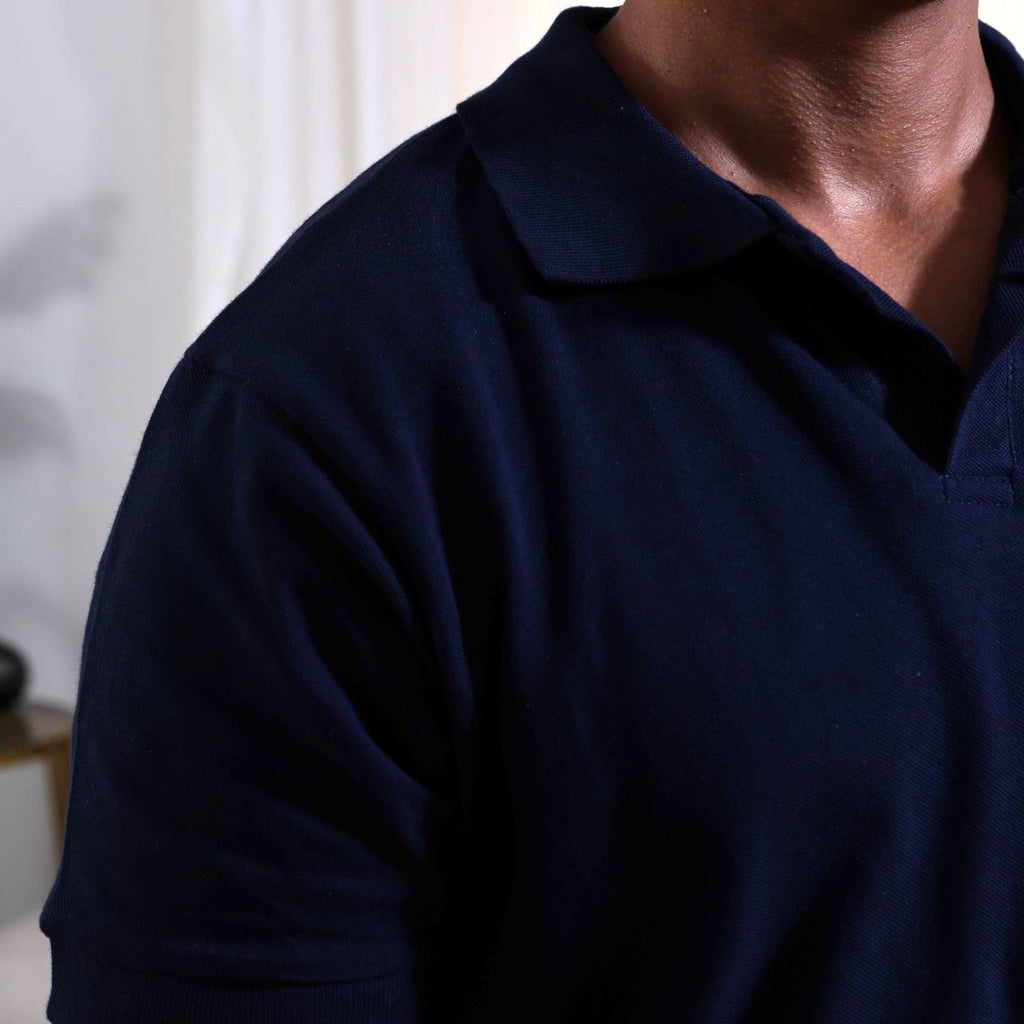 بولو Signature Polo من Tito's Wear بلون أبيض، قطعة الأب في طقم العيلة المتطابق