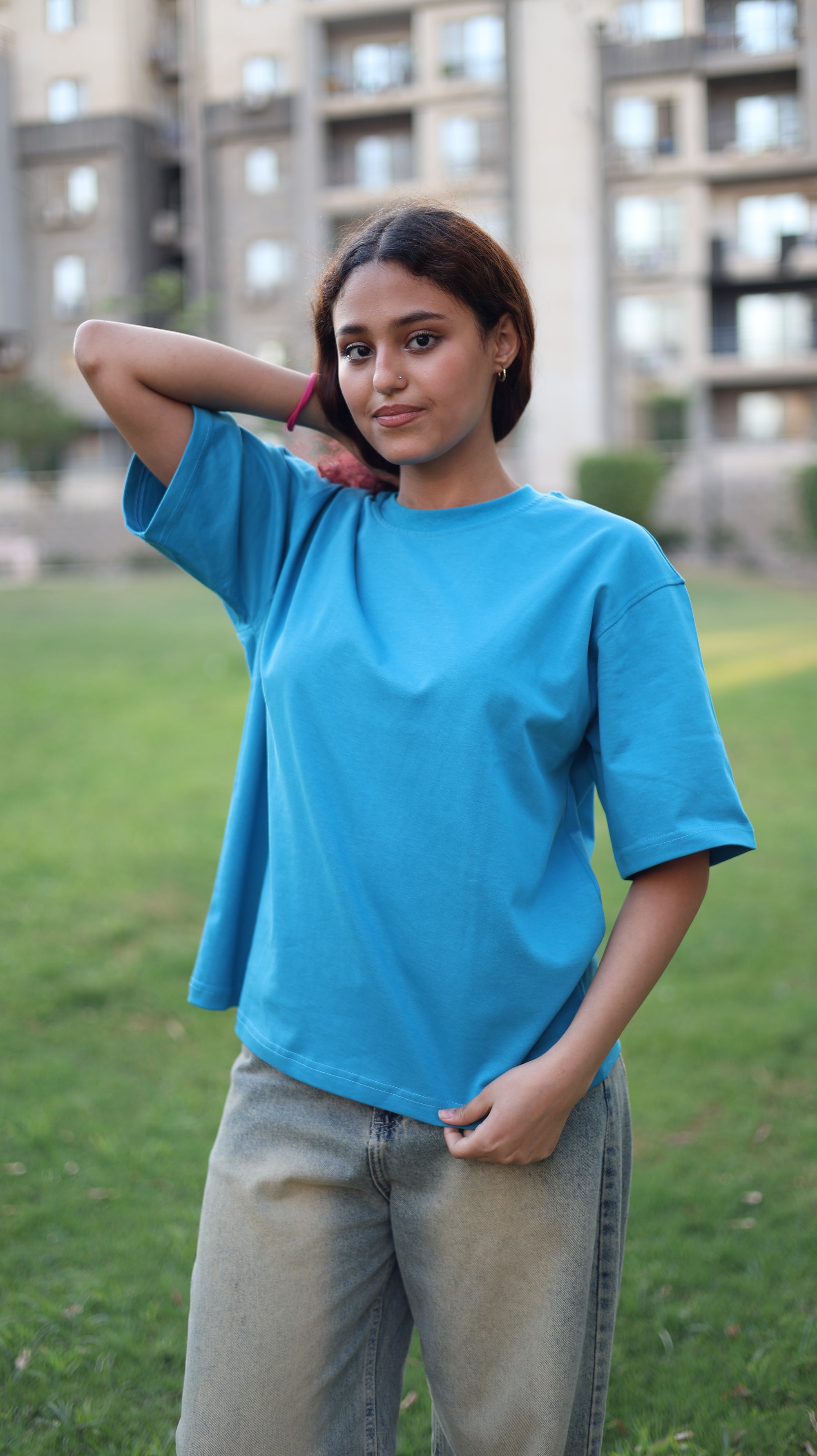 Box-fit short sleeve T-shirt