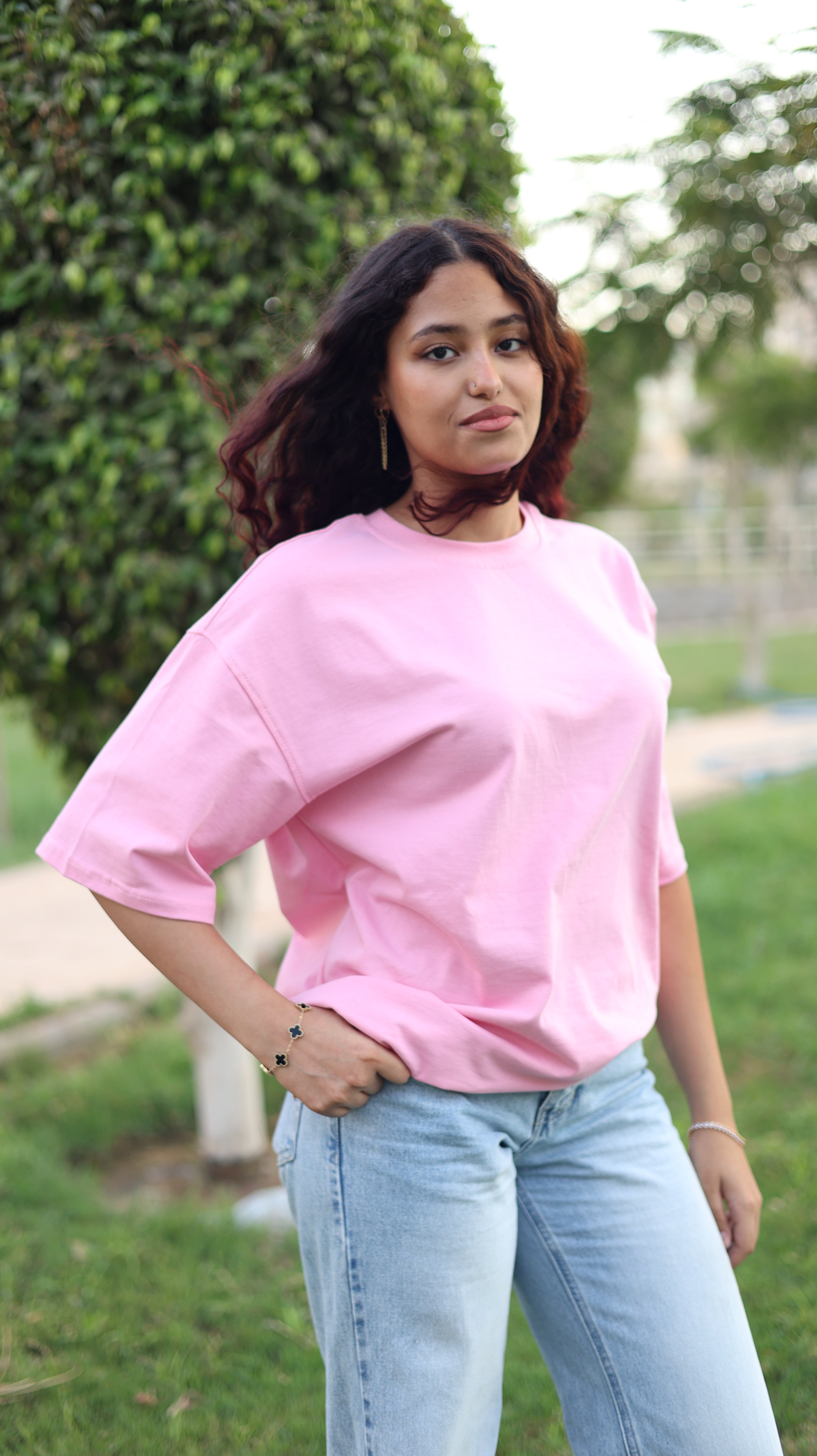 Oversize fit, short sleeve T-shirt