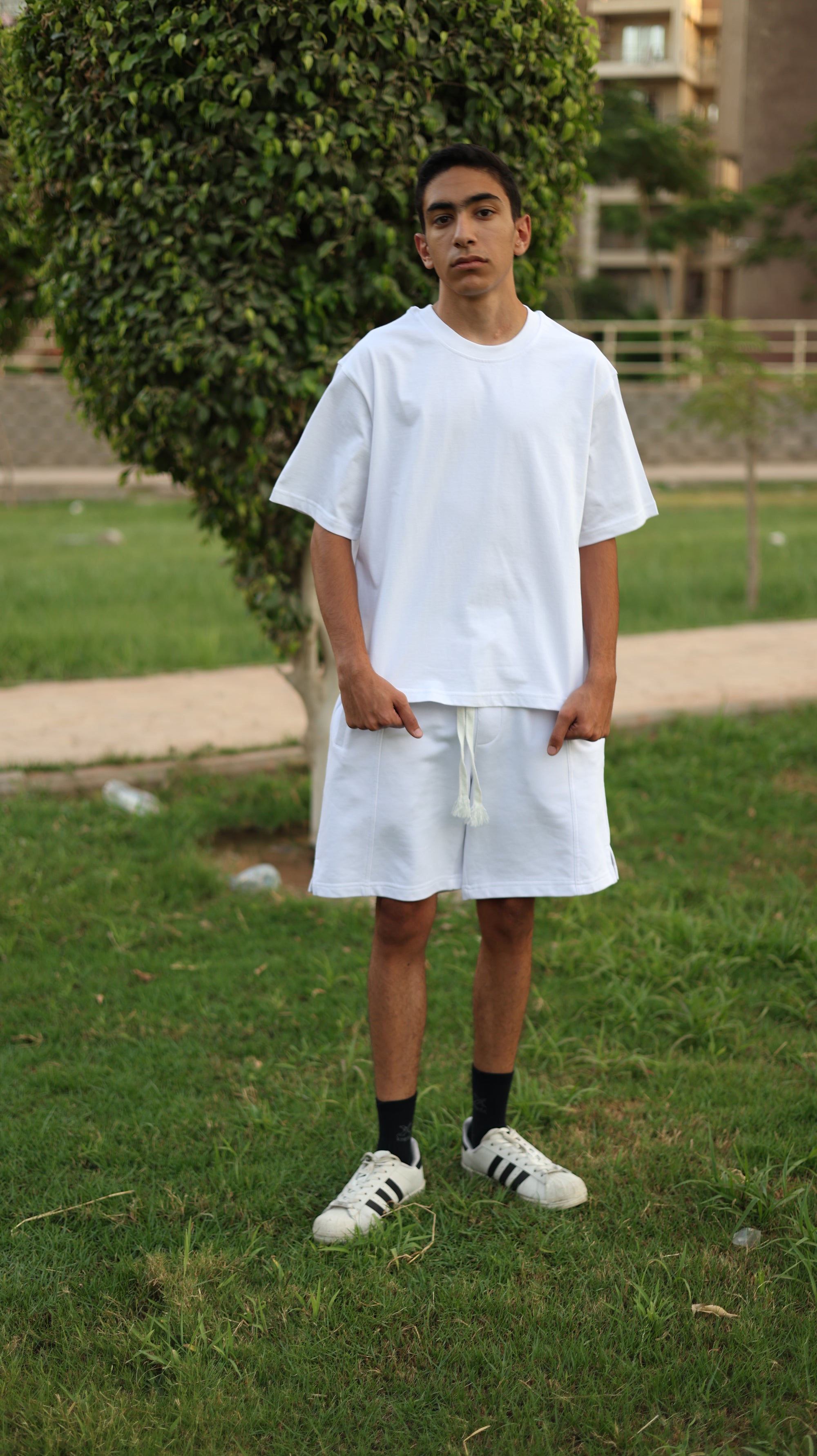 Box-fit short sleeve T-shirt