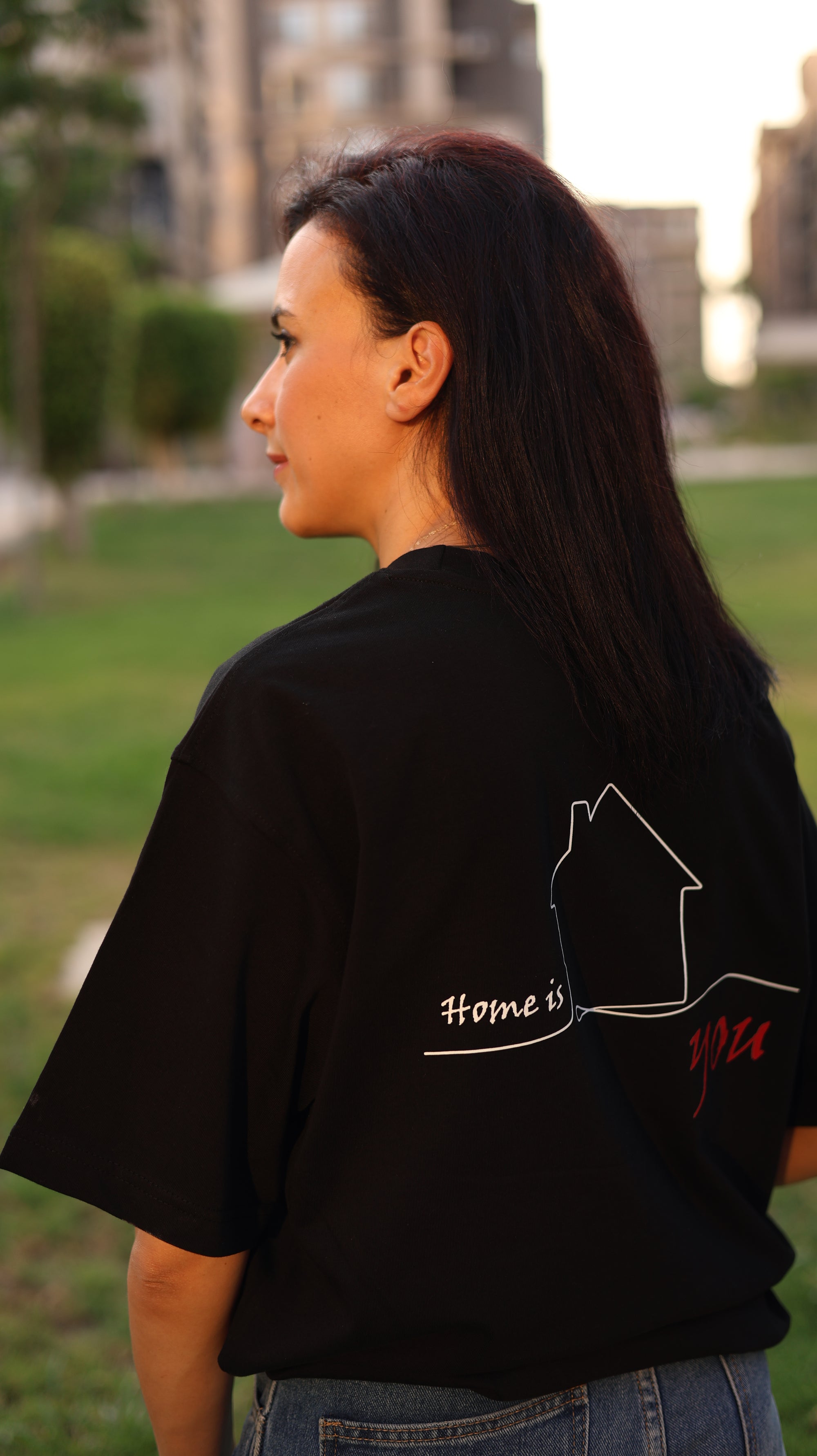 Home is you Printed T-shirt