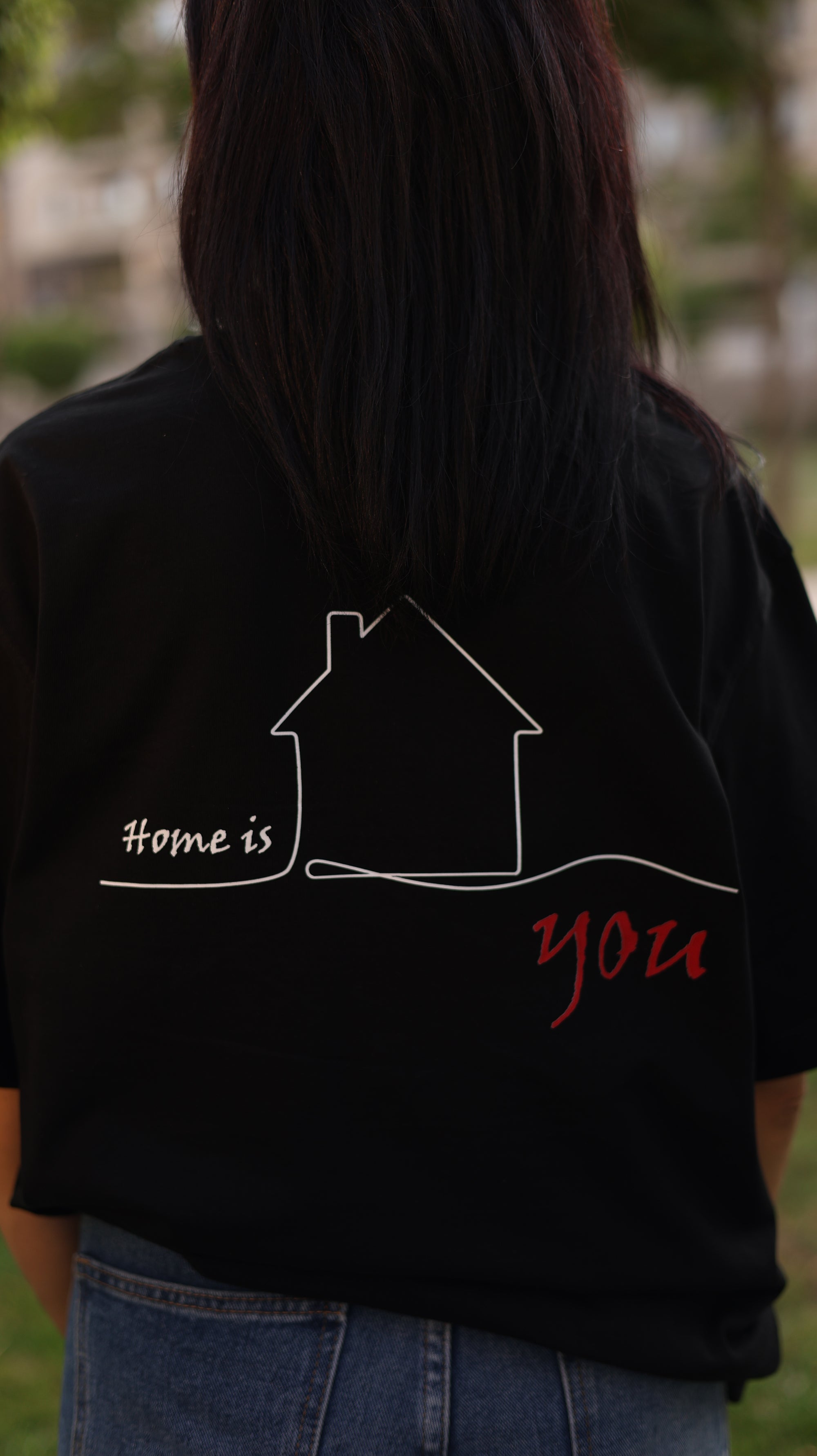 Home is you Printed T-shirt