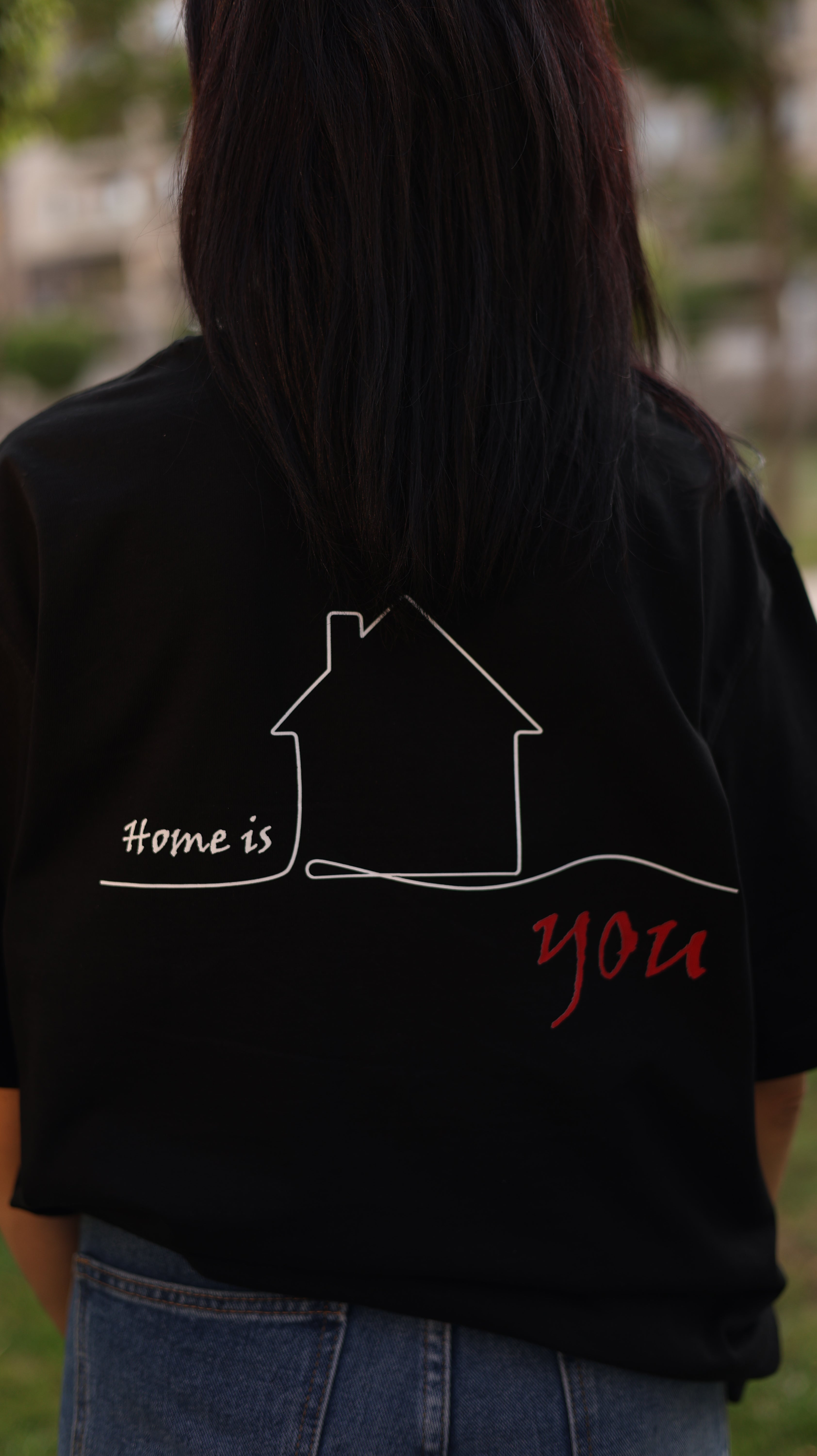Home is you Printed T-shirt