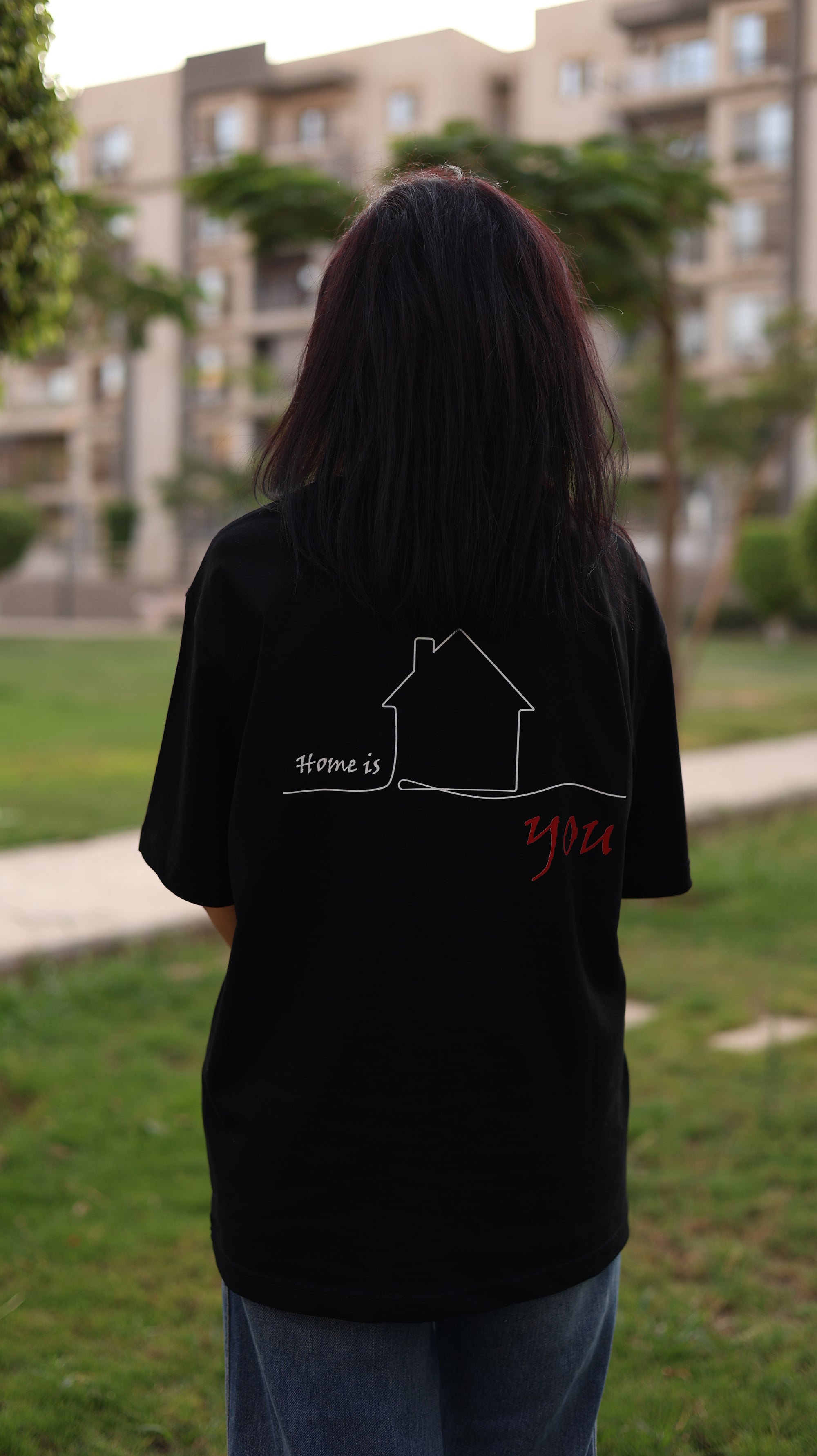 Home is you Printed T-shirt