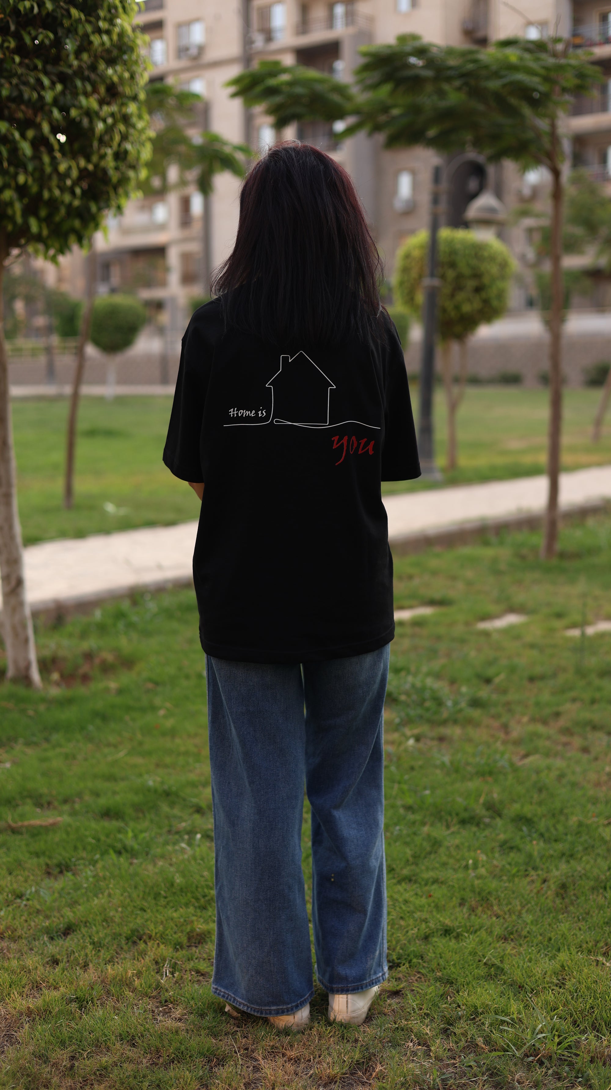Home is you Printed T-shirt