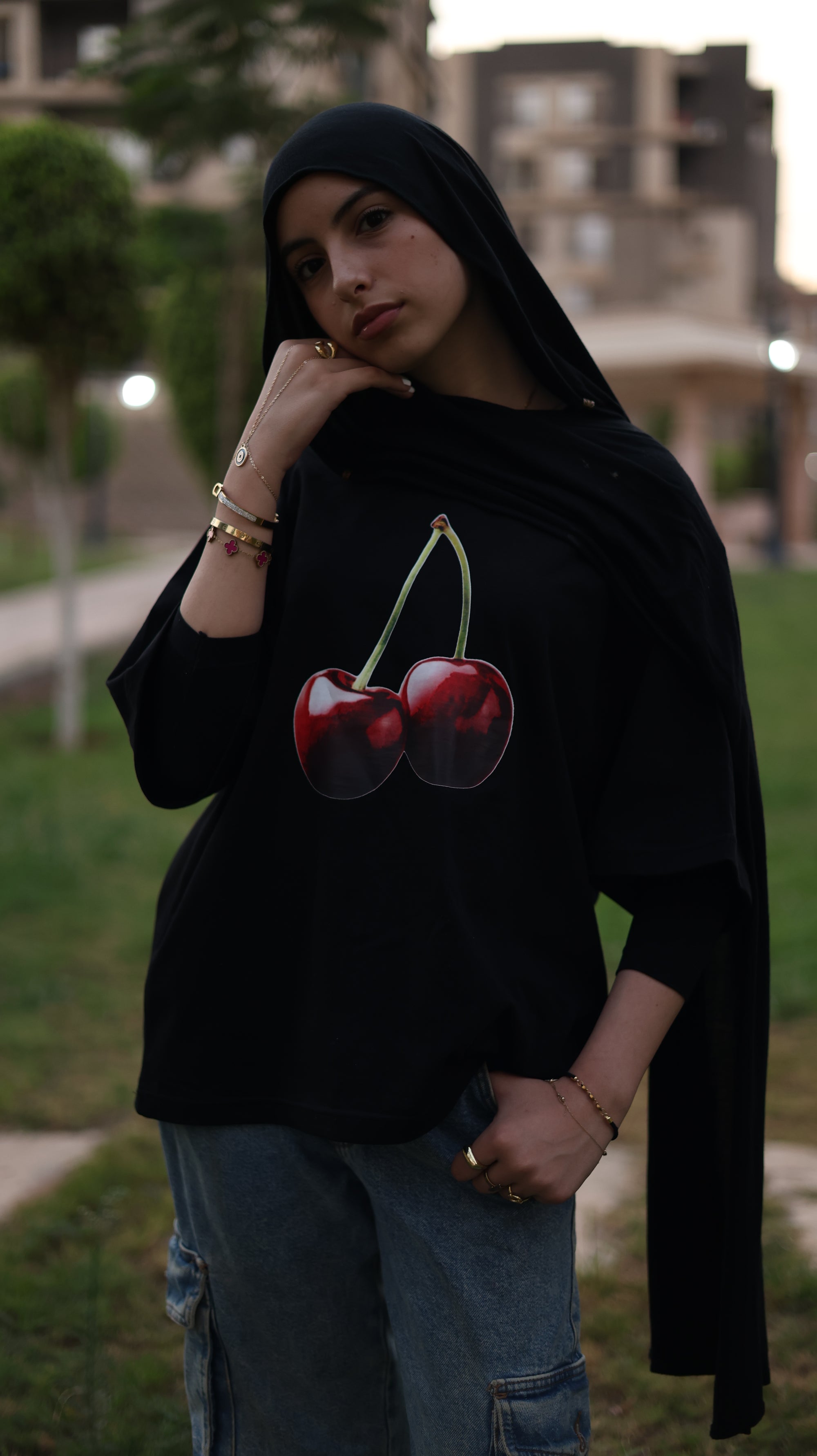 Cherry Printed T-shirt