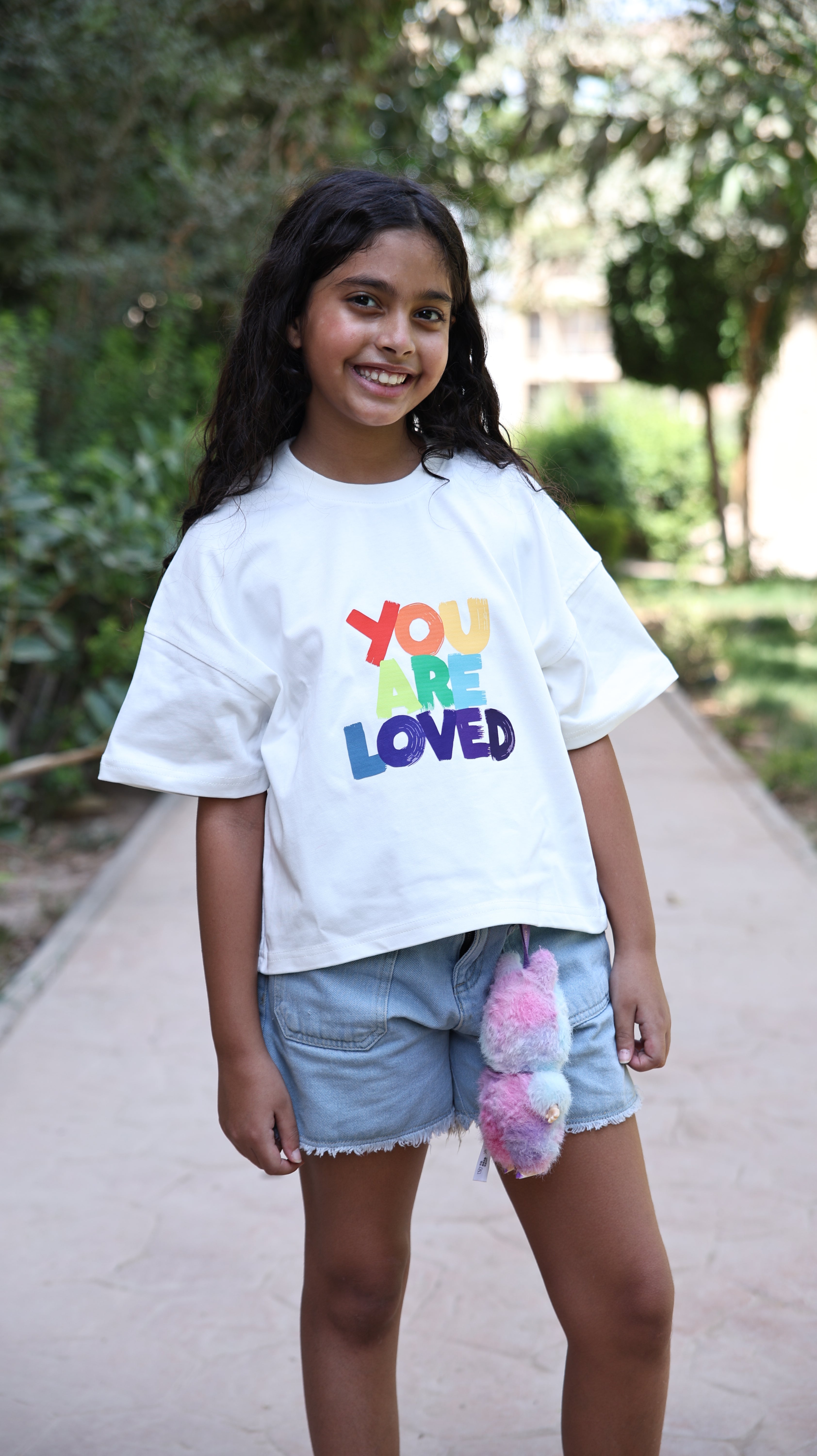 Kids box-fit T-Shirt Iceberg white