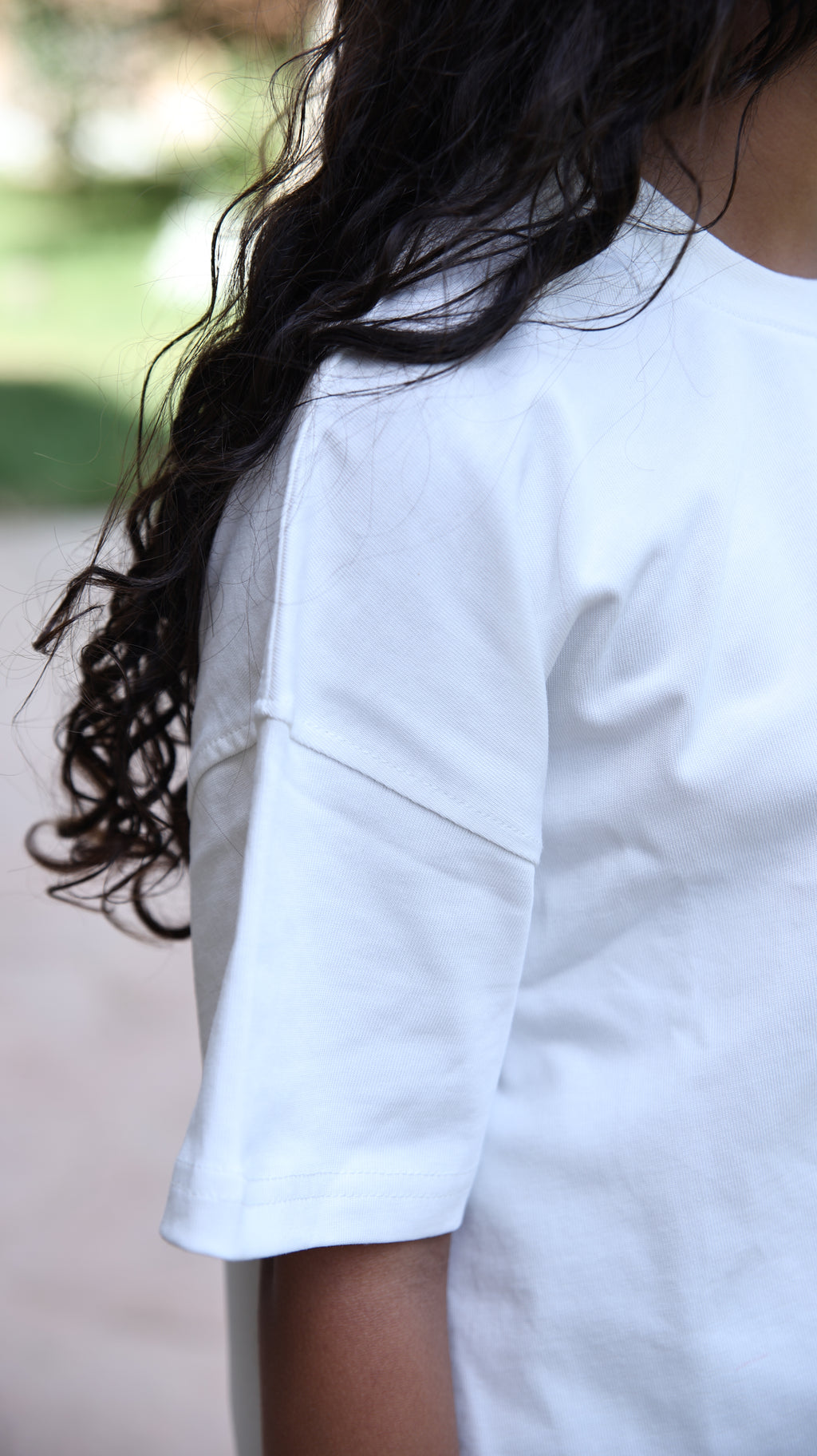 Kids box-fit T-Shirt Iceberg white