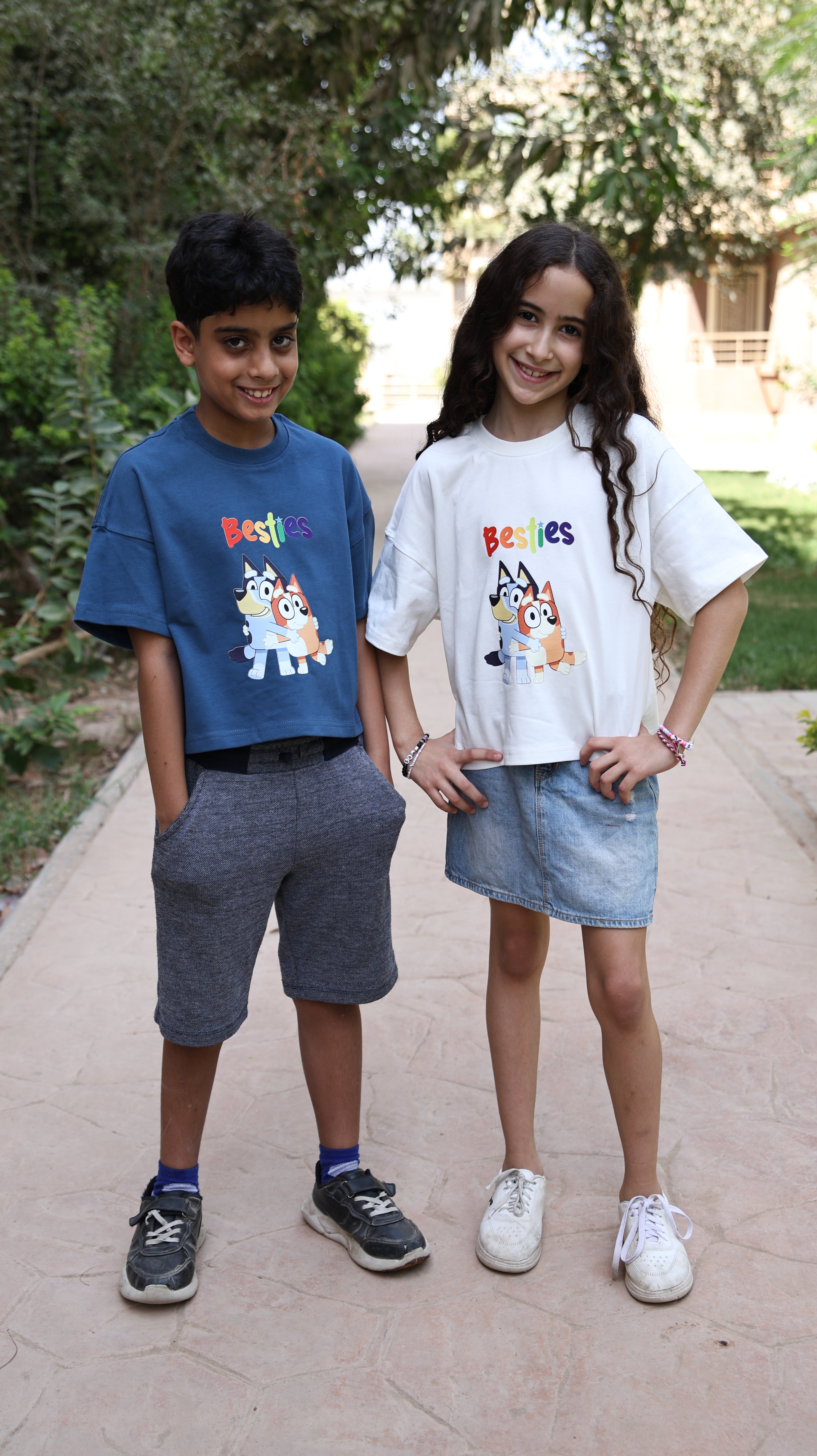 Kids box-fit T-Shirt Premium Blue