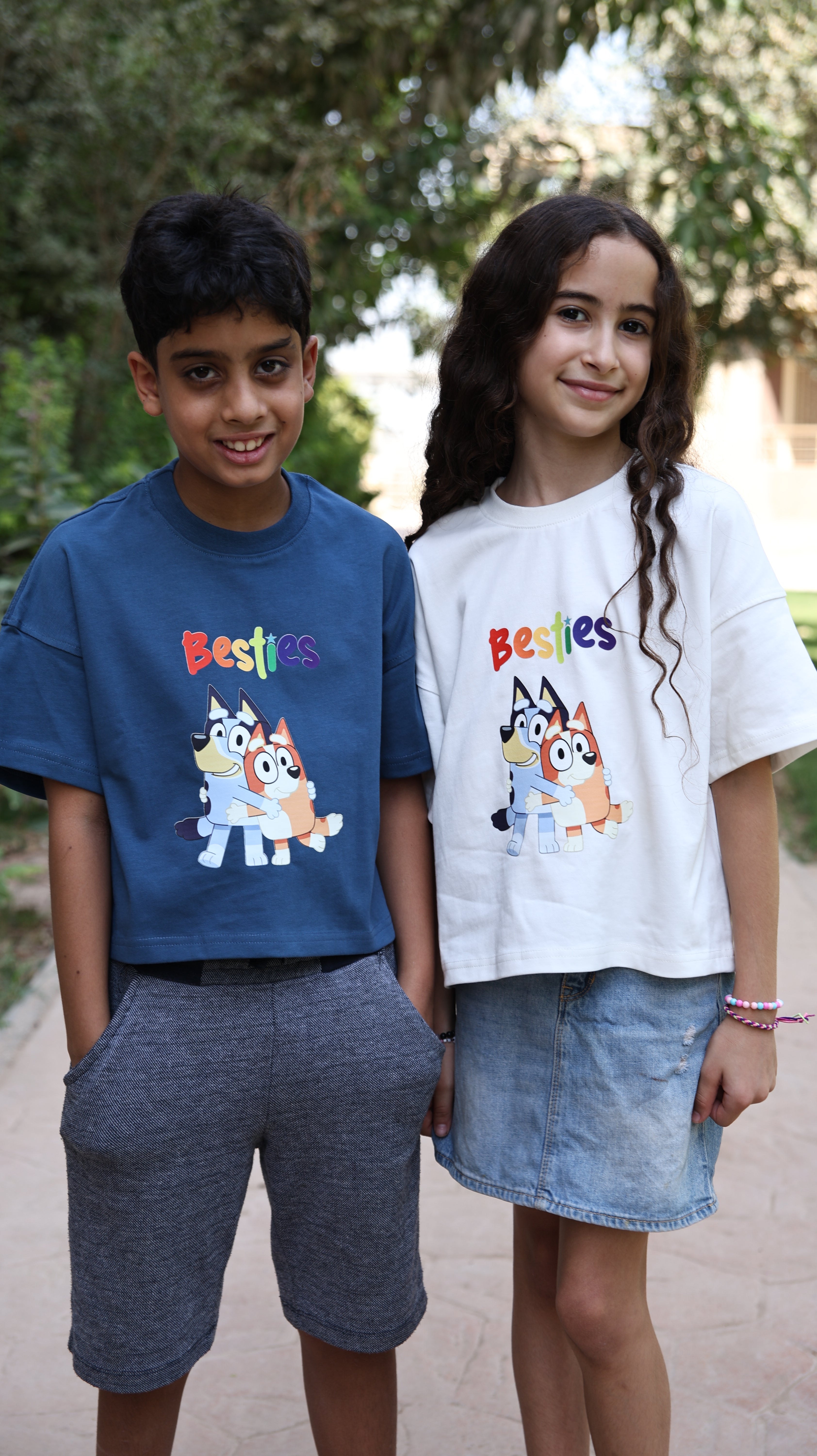 Kids box-fit T-Shirt Premium Blue