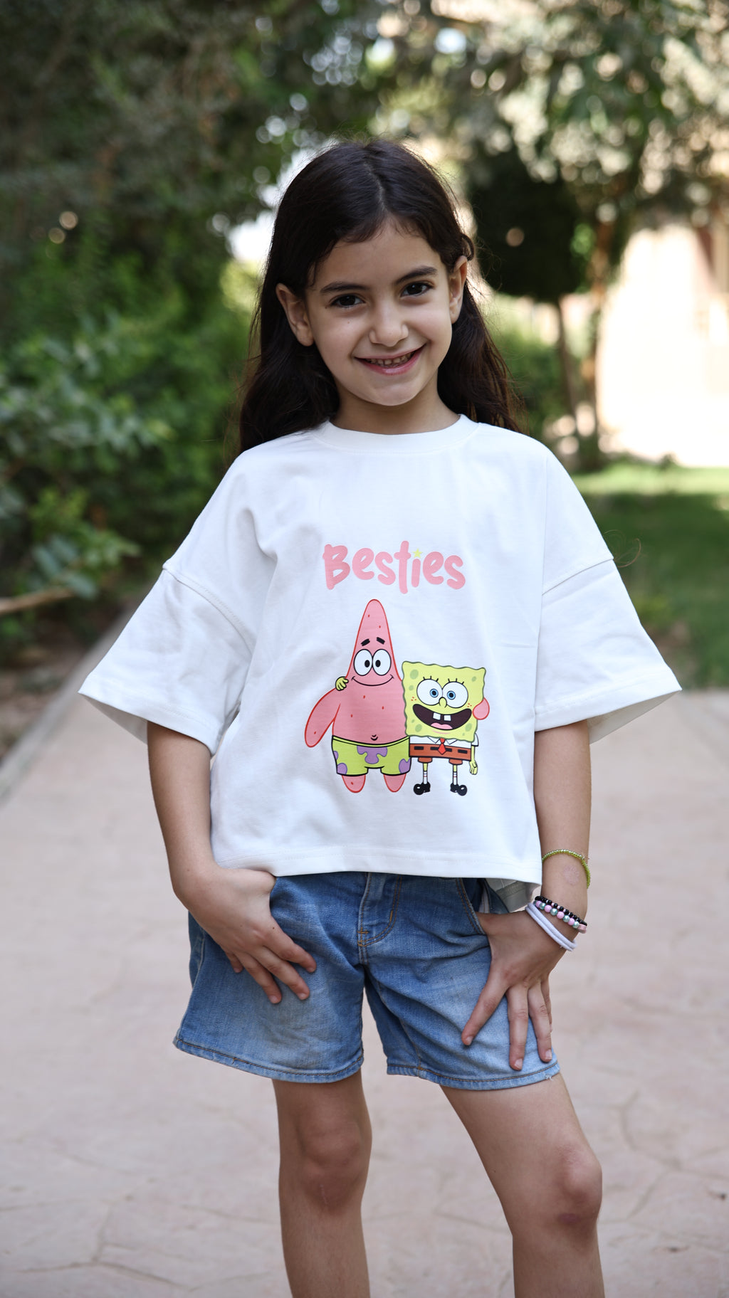 Kids box-fit T-Shirt Iceberg white
