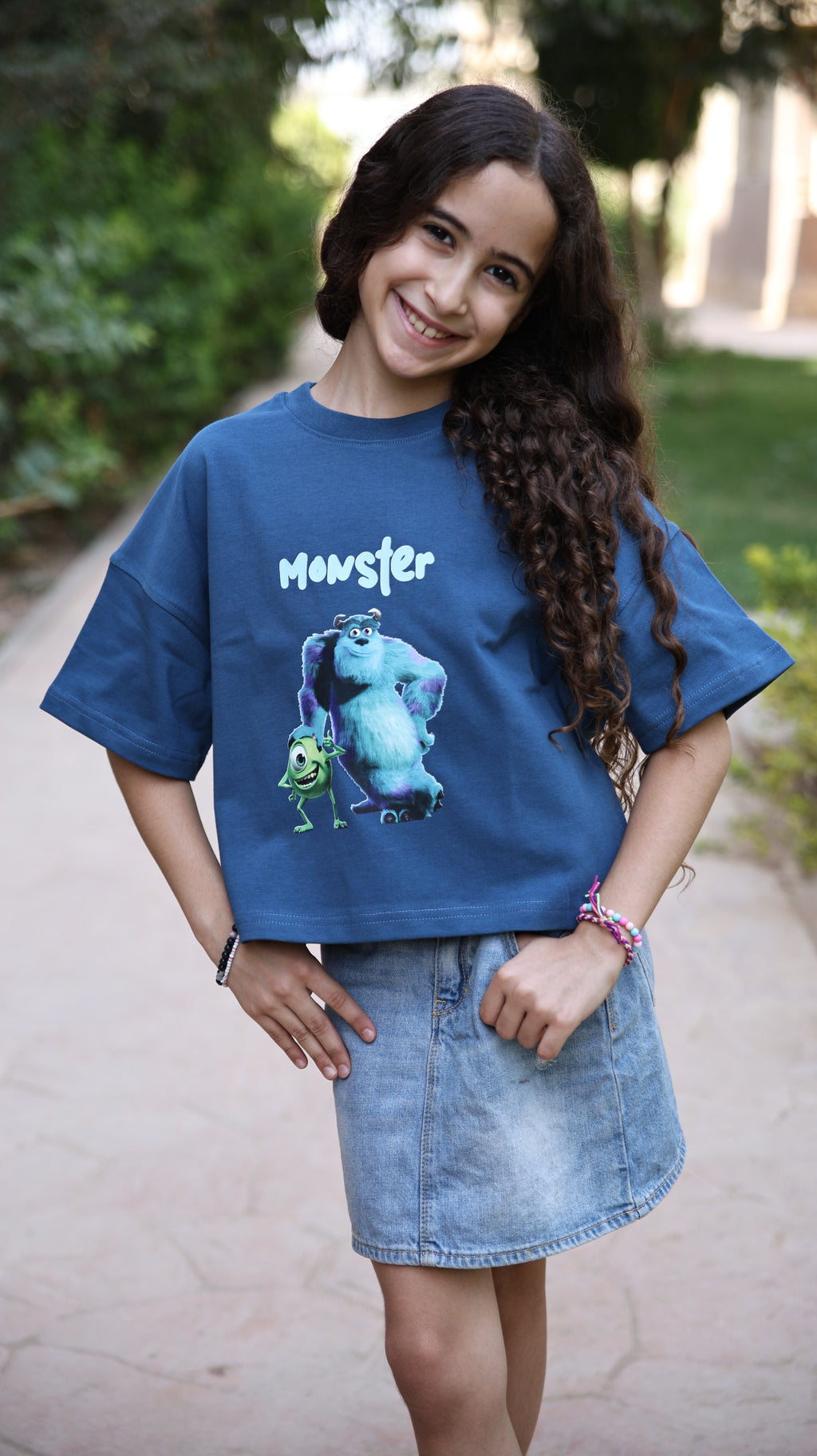 Kids box-fit T-Shirt Premium Blue