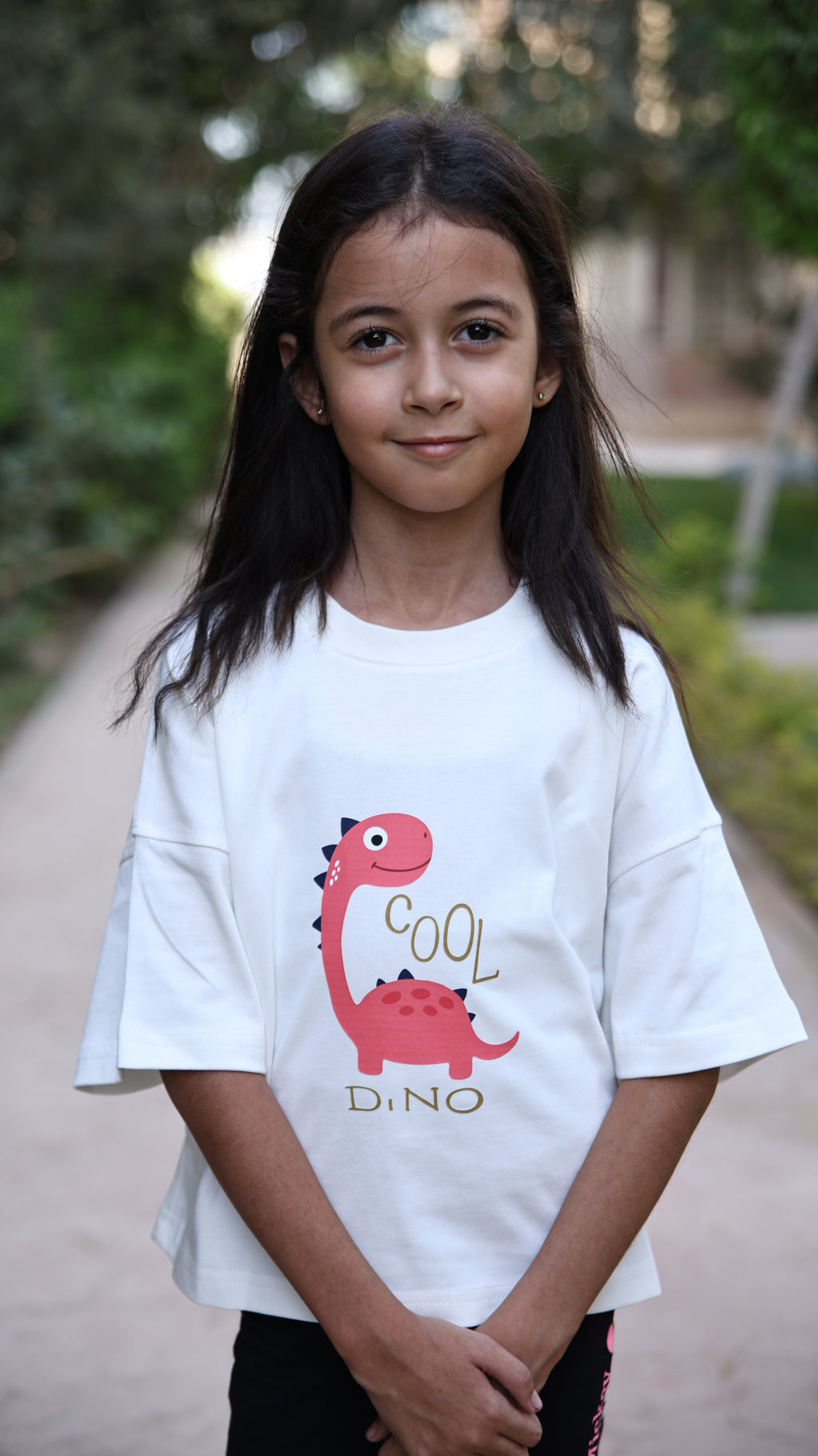 Kids box-fit T-Shirt Iceberg white