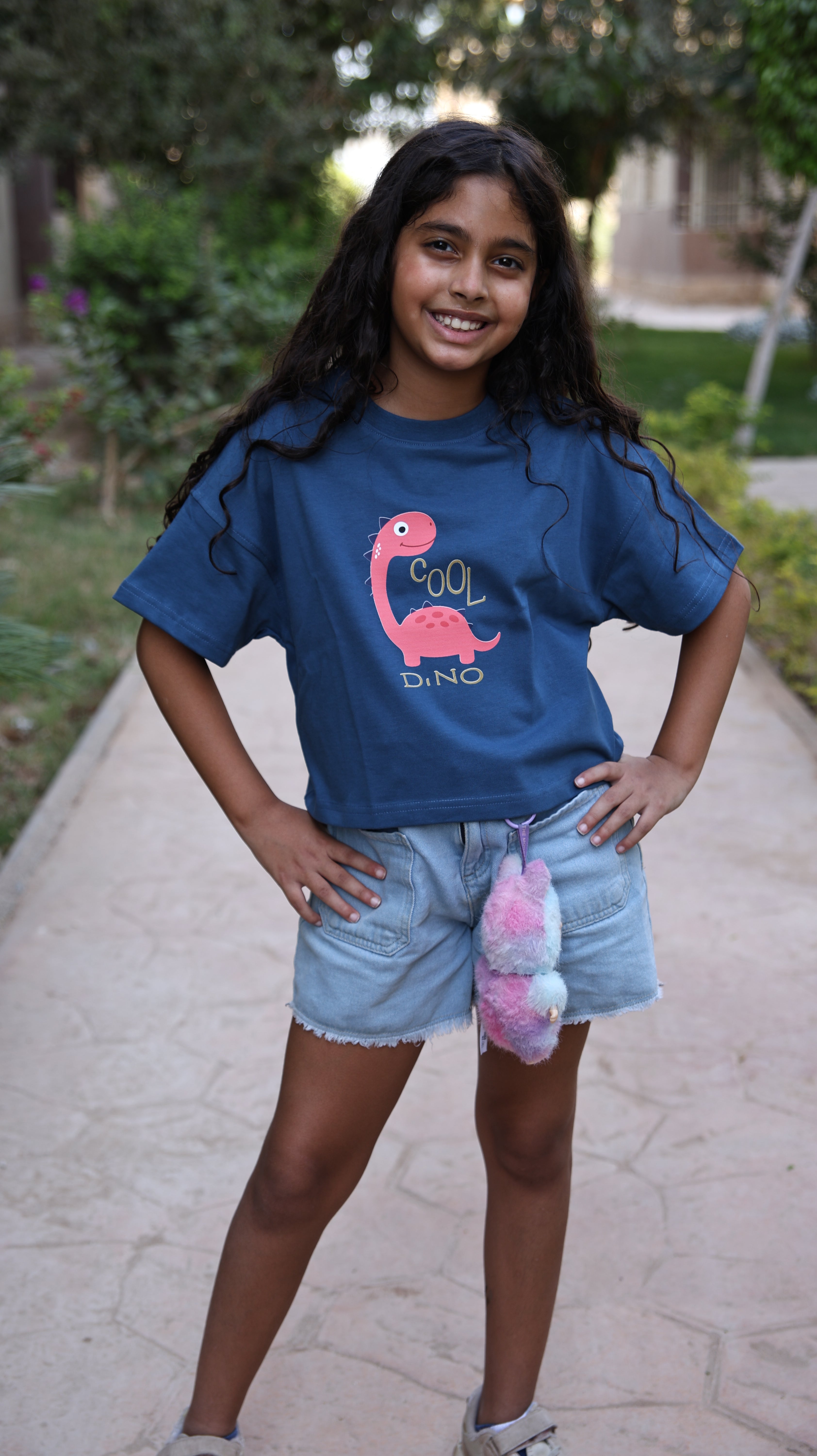 Kids box-fit T-Shirt Premium Blue