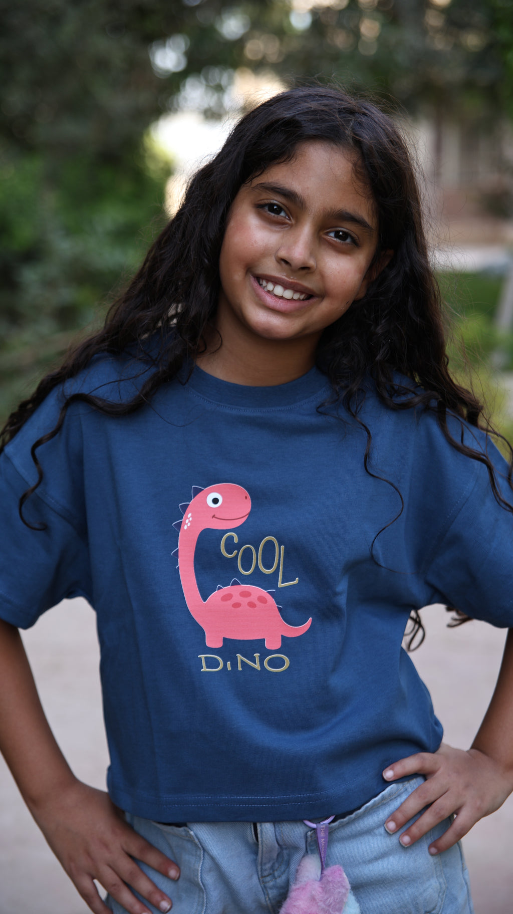 Kids box-fit T-Shirt Premium Blue