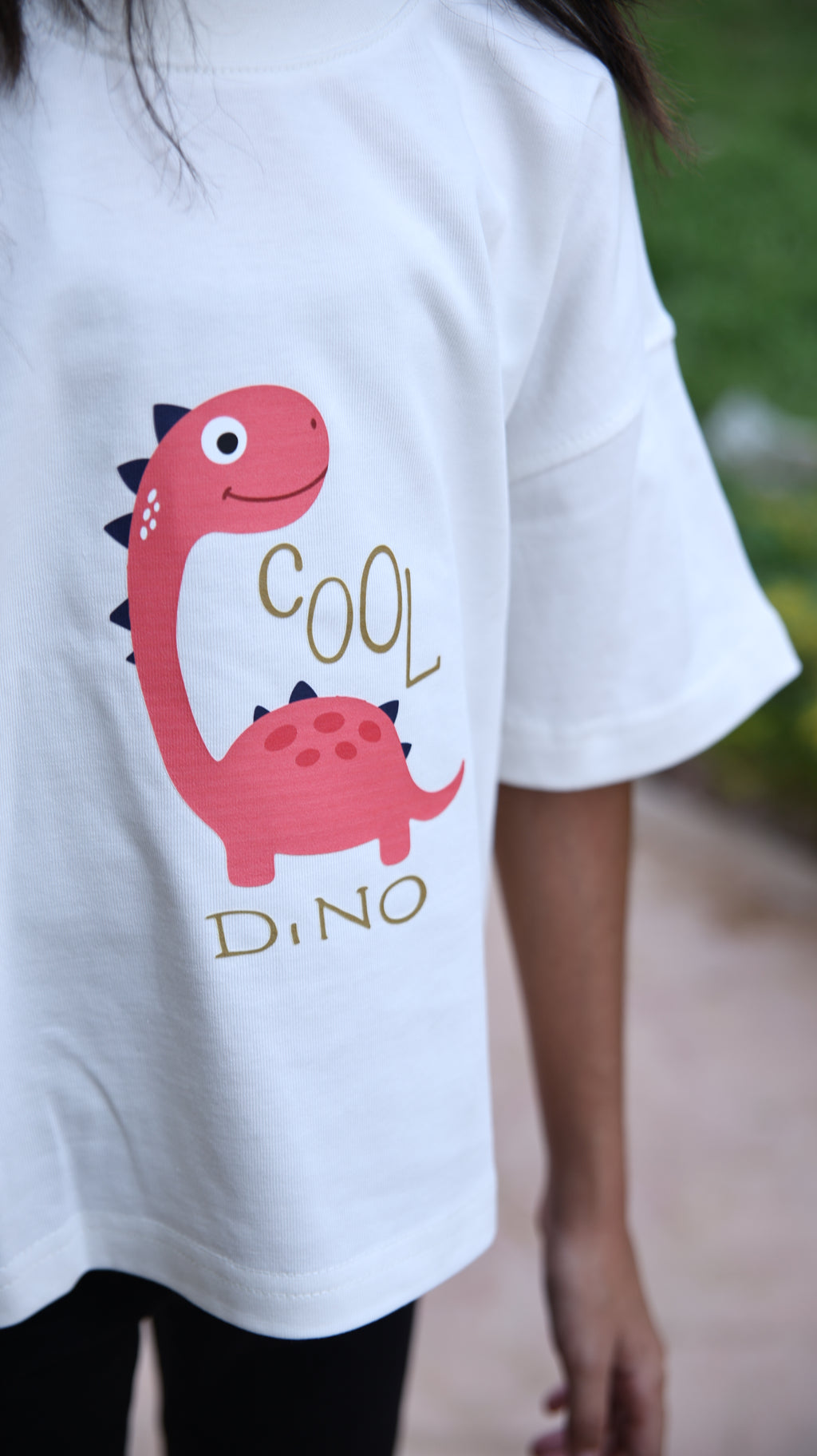 Kids box-fit T-Shirt Iceberg white