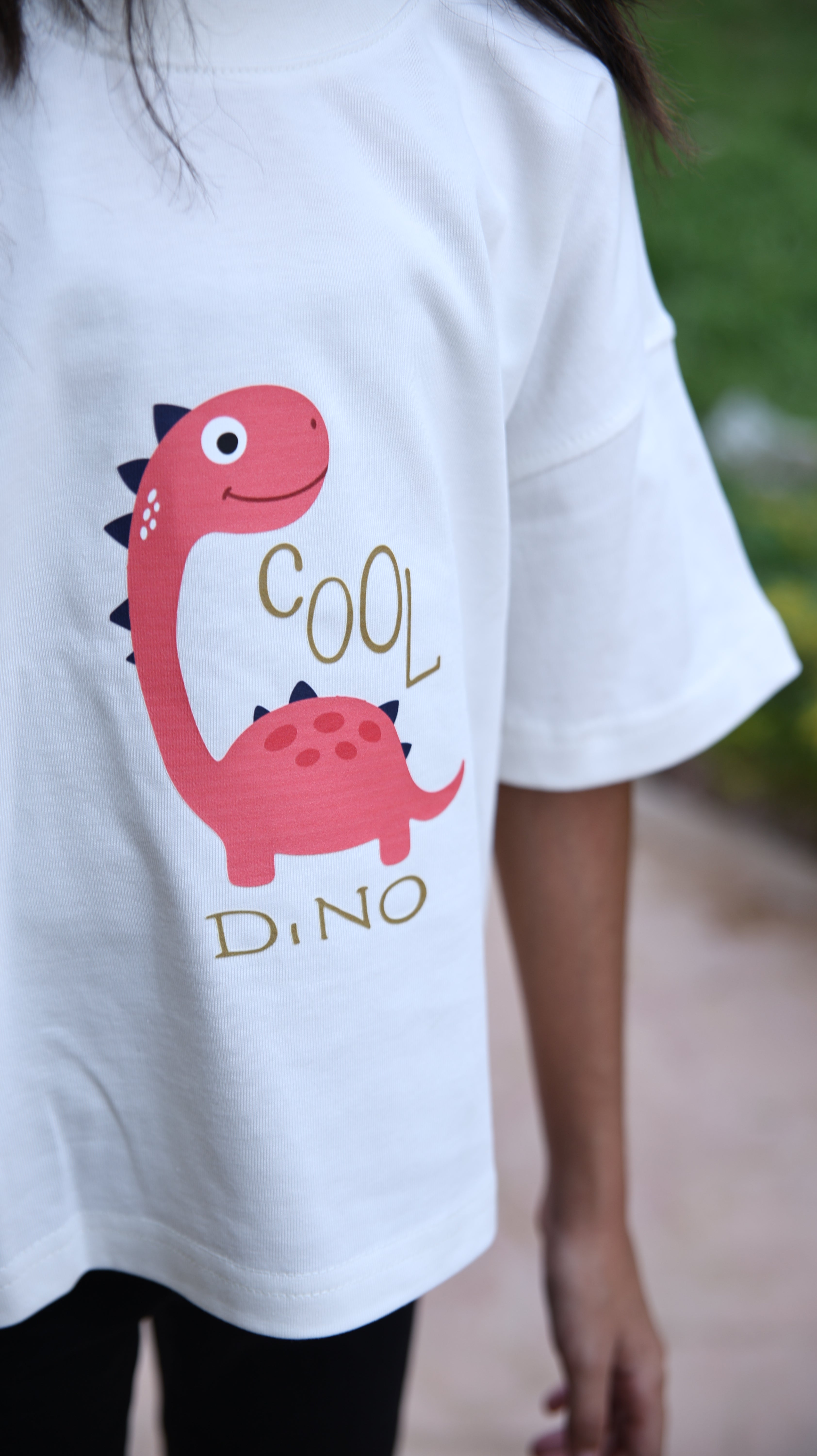 Kids box-fit T-Shirt Iceberg white