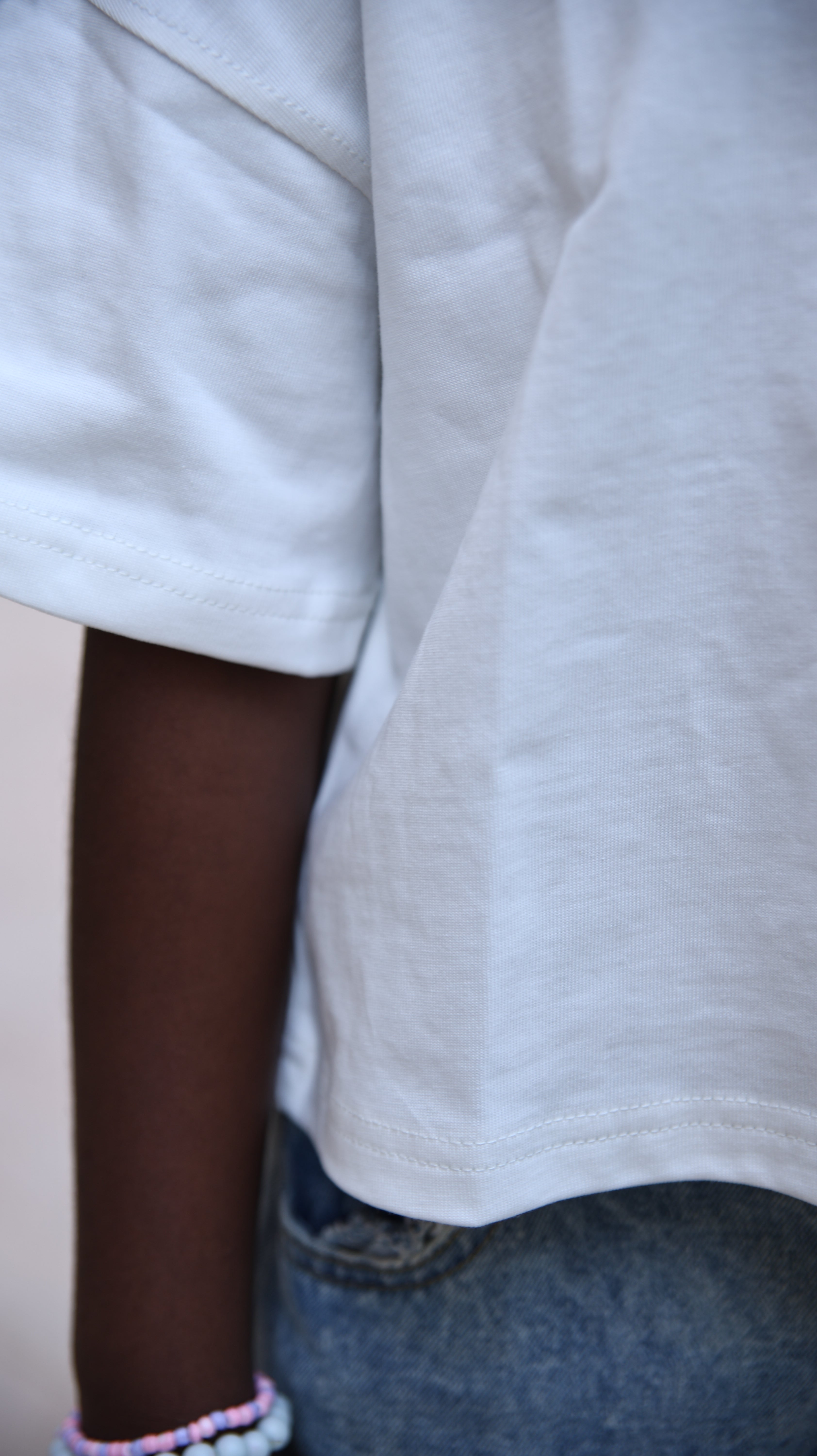 Kids box-fit T-Shirt Iceberg white