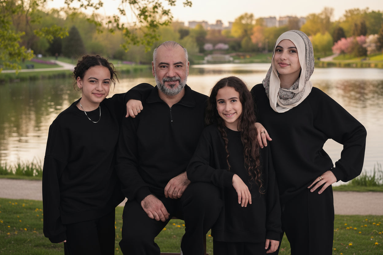 Tito's Quarter Zip, straight leg Set