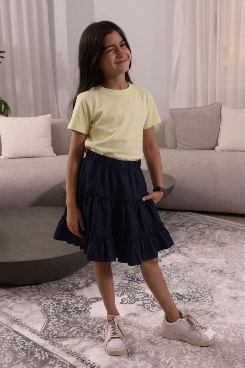تنورة Ruffle Skirt من Tito's Wear في مناسبة عائلية